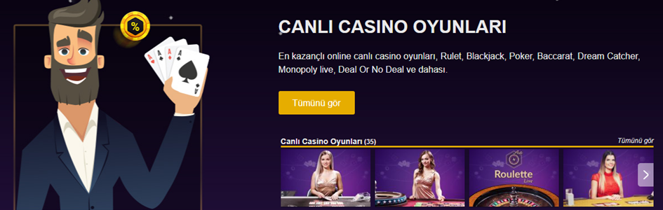 Canlı Casinosu Olan Yabancı Casino Siteleri